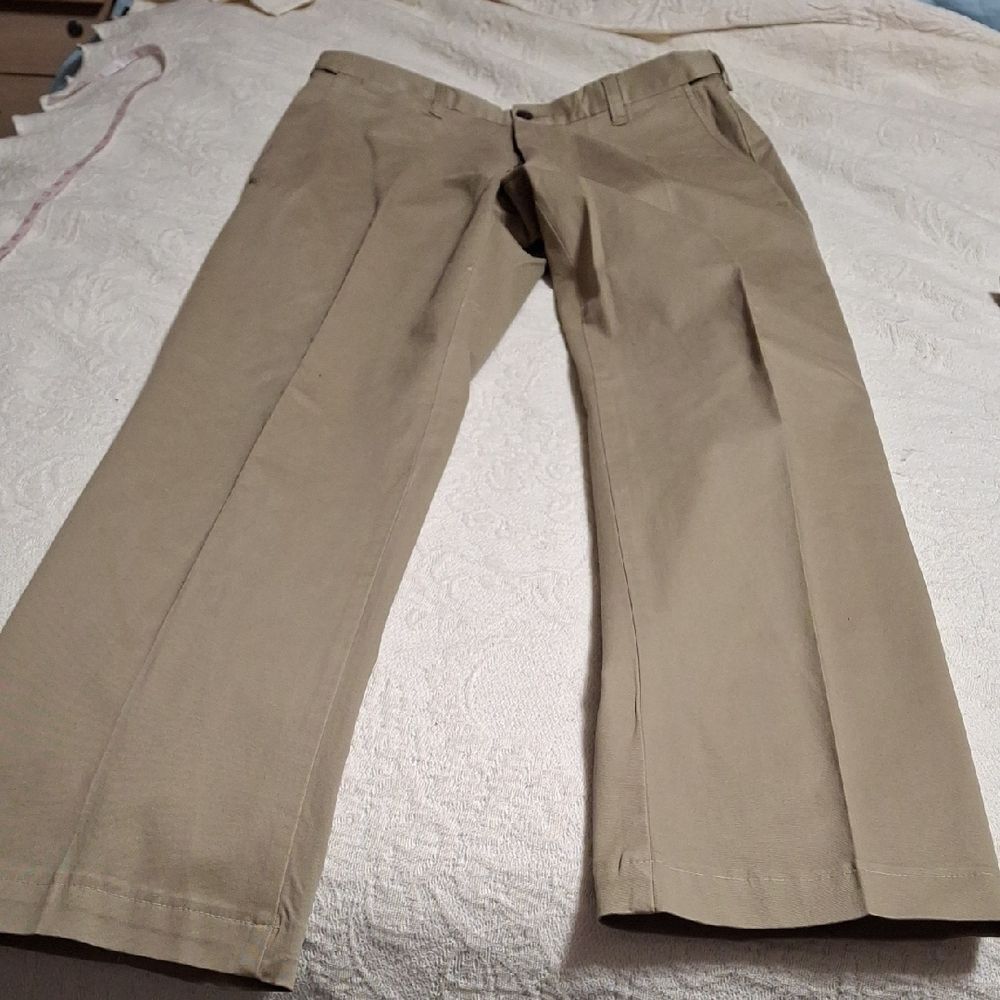 Lands' End Men's Khaki Chinos (Mgs098)